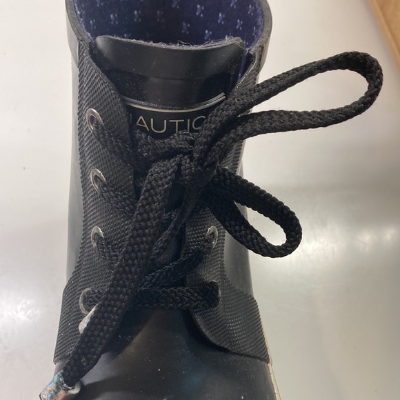 Womens Nautica Ankle High Rain Boot Size 9 WORN TWICE - Picture 11 of 12